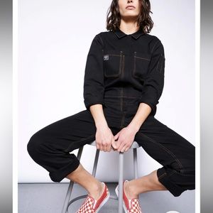 Wildfang | Essential Long Sleeve Coveralls in Black